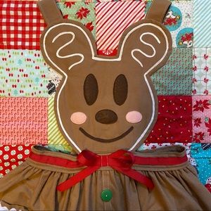 Handmade Mickey Mouse Gingerbread Jumper Dress